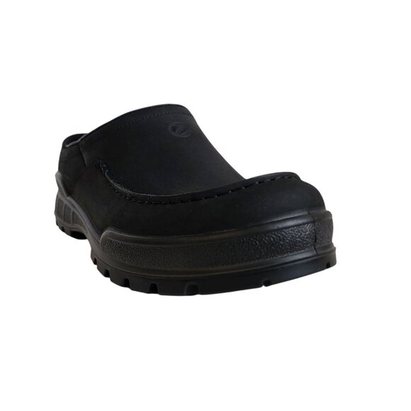 ECCO Track 25 Leather Clogs in Black Men's Size 44 EU 10-10.5 US - Picture 1 of 10